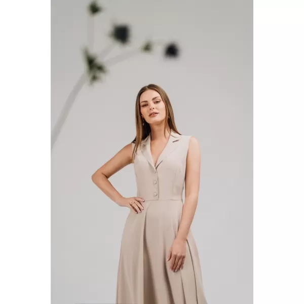  Obleka STYLOVE S409 BEŽ 