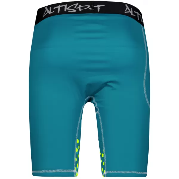  Moške športne pajkice nad koleni premium ALTISPORT VOJ/ALM109LEG02 SMARAGDNO-FLUO 