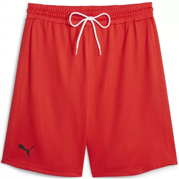  Kratke hlače PUMA HOOPS TEAM PRACTICE SHORT 676641_03 PUMA RDEČA 