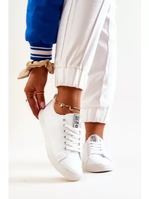 Ženske usnjene superge BIG STAR JJ274311 WHITE Big Star Shoes
