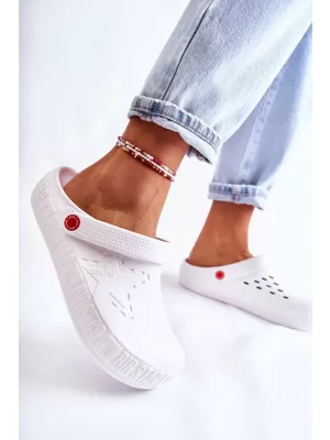 Ženski natikači BIG STAR II275003 WHITE Big Star Shoes