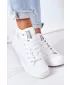 Ženski usnjeni gležnjarji BIG STAR GG274016 WHITE Big Star Shoes