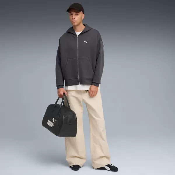  Moška jopica PUMA WARDROBE ESS BOXY FULL-ZIP HOODIE DK 632066-44 SIVA 