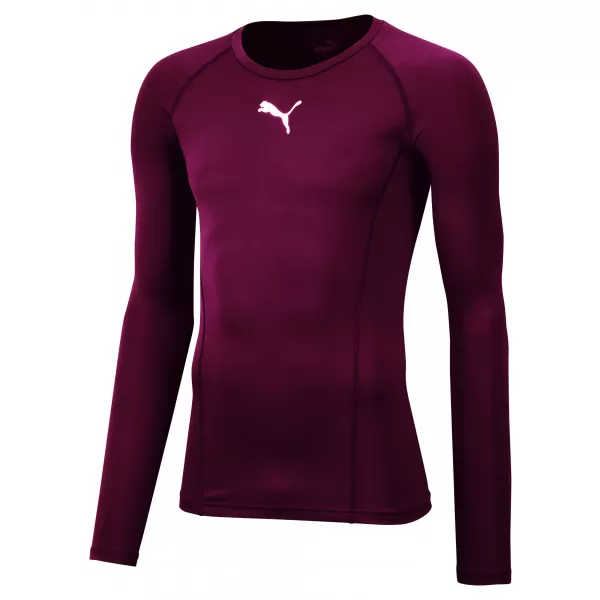  Srajca PUMA LIGA BASELAYER TEE LS 655920_09 CORDOVAN 