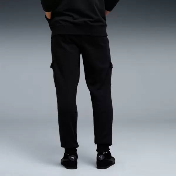  Moške trenirke PUMA ESS CARGO PANTS FL CL 682656-01 ČRNA 