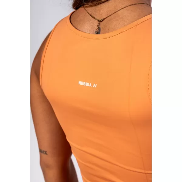  Crop top majica brez rokavov CONFIDENCE 476 ORANŽNA Nebbia 