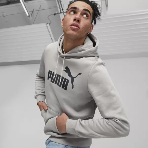  Moški pulover PUMA ESS NO. 1 LOGO HOODIE FL (S) 682571-44 SIVA 