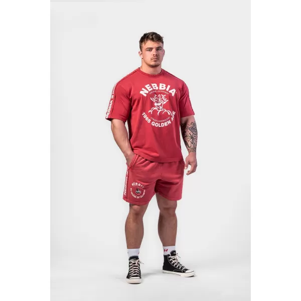 Sprana oversized majica GOLDEN AGE 790 RED Nebbia 