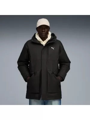 Moška jakna PUMA PROTECTIVE HOODED DOWN PARKA 688380-01 ČRNA