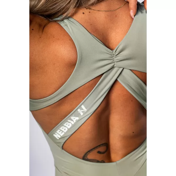  Fitnes kombinezon za oblikovanje STRONG BEAUTY 427 SVETLO ZELEN Nebbia 