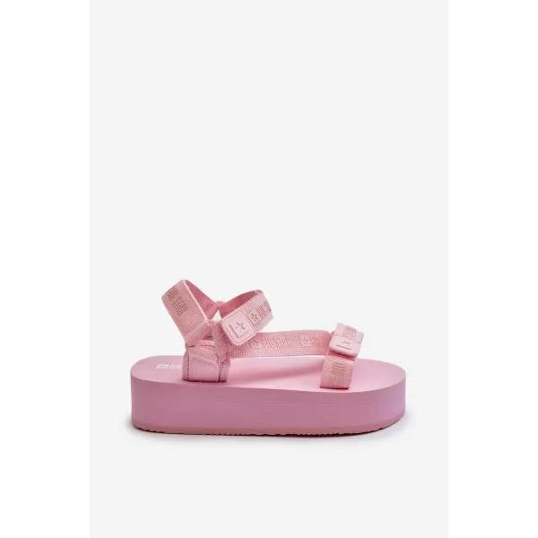  Ženski sandali BIG STAR NN274A533 PINK Big Star Shoes 