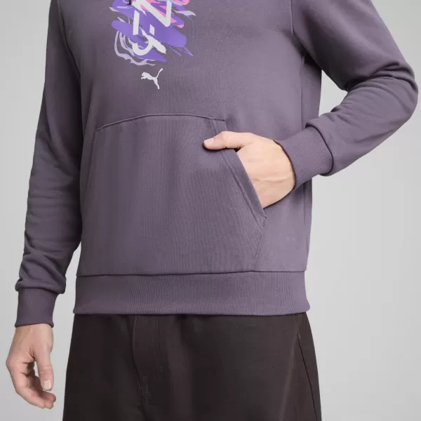  Moška jopica PUMA NEYMAR JR CREATIVITY HOODIE 660099_01 VIJOLIČNO OGLJE 