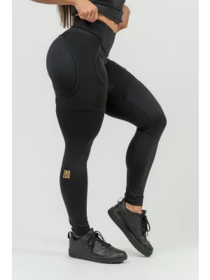 Ženske športne pajkice z mrežico INTENSE 838 Gold BLACK/GOLD Nebbia