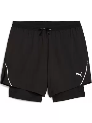 Kratke hlače PUMA M RUN ULTRAWEAVE 2IN1 5"" SHORT​ 526635-01 ČRN