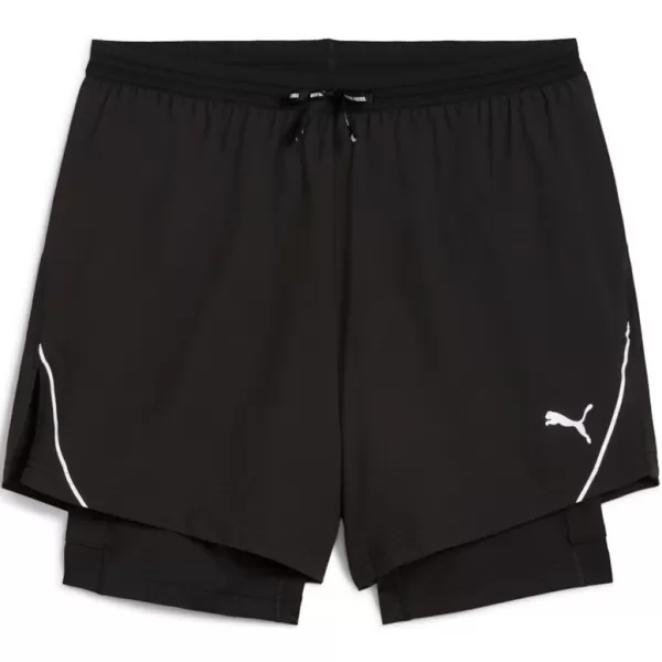 Kratke hlače PUMA M RUN ULTRAWEAVE 2IN1 5"" SHORT​ 526635-01 ČRN 