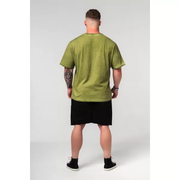  Sprana oversized majica HERITAGE 355 GREEN Nebbia 