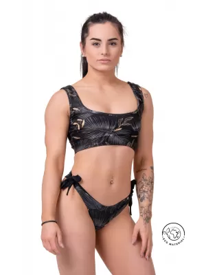 Bikini Active Black - zgornji del bralette 554 VOLCANIC BLACK Nebbia