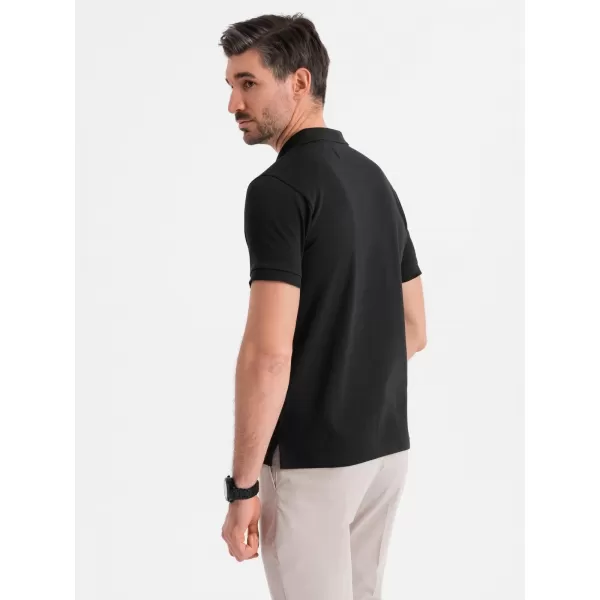  Moška T -majica OMBRE OM-POSS-0148 ČRN 