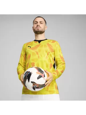 Moški vratarski dres PUMA TEAMTARGET GK LS JERSEY 706519_23 FLURO YELLOW PES/ FLURO RUMENI PES/PUMA ČRNA