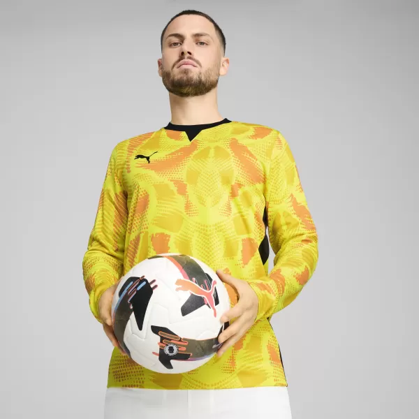  Moški vratarski dres PUMA TEAMTARGET GK LS JERSEY 706519_23 FLURO YELLOW PES/ FLURO RUMENI PES/PUMA ČRNA 