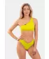 Bikini top z eno ramo Bandeau - Top 448 GREEN Nebbia