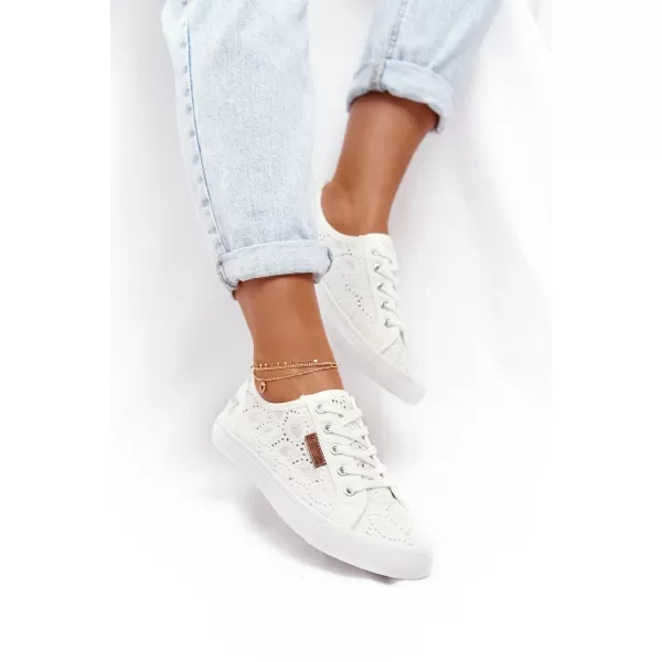  Modne ženske superge BIG STAR W274925 WHITE Big Star Shoes 