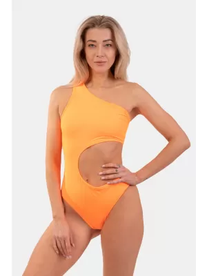 Oranžen asimetričen monokini na eno ramo 458 ORANGE Nebbia
