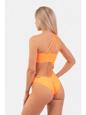 Oranžen asimetričen monokini na eno ramo 458 ORANGE Nebbia