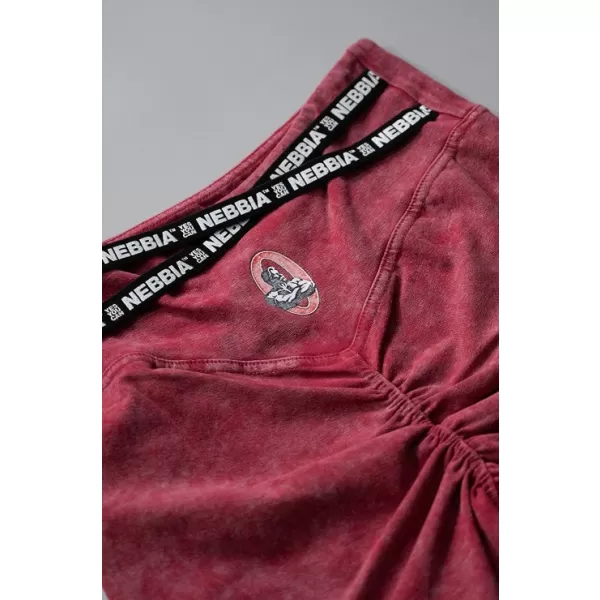  Prane kratke hlače z visokim pasom HERITAGE 780 RED Nebbia 
