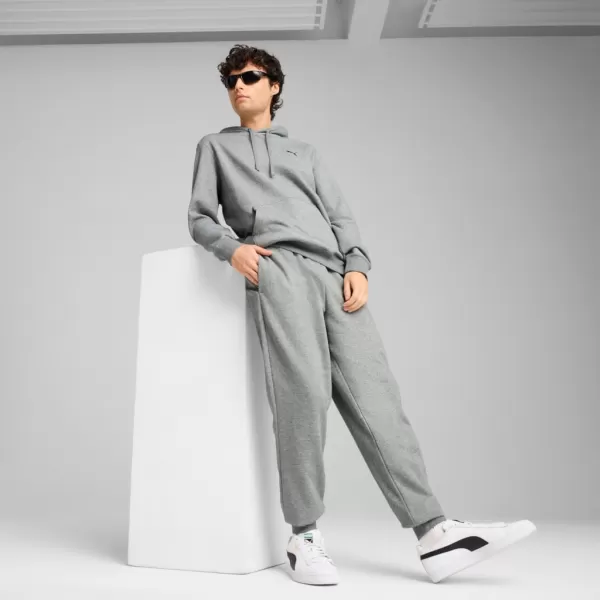  Moške trenirke PUMA ESS SWEATPANTS FL CL 682614-03 SIVA 