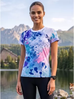 Ženska premium funkcionalna majica ALTISPORT VOJ/ALW055TR01 VIJOLIČNA/MODRA