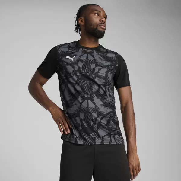  Moška športna majica PUMA TEAMULTIMATE JERSEY 706280_03 ČRNA PUMA 