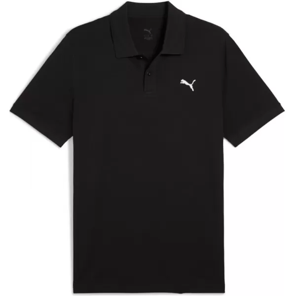 Moška majica s kratkimi rokavi z ovratnikom PUMA ESS PIQUE POLO 682554-01 ČRNA 