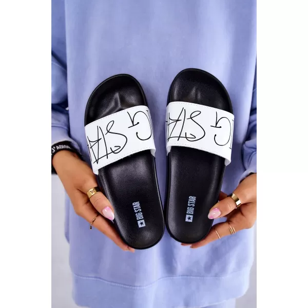  Modni ženski natikači BIG STAR JJ274A275 WHITE Big Star Shoes 