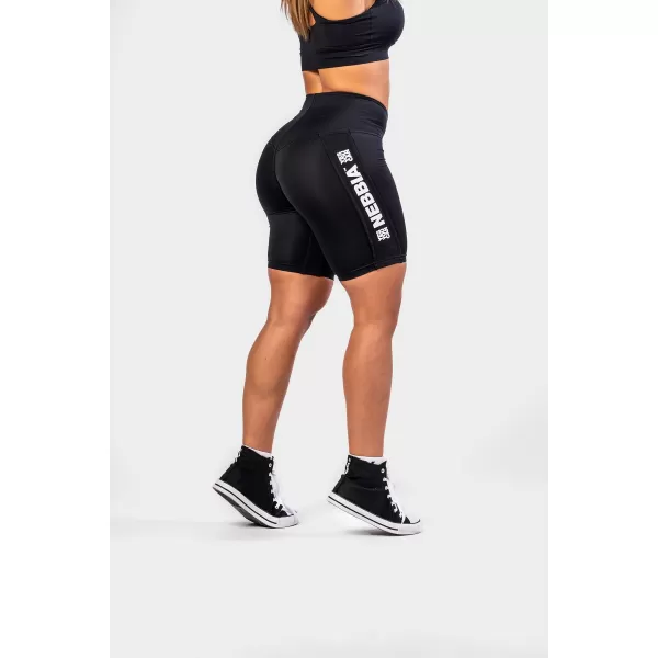  Kolesarske kratke hlače z visokim pasom ICONIC 238 BLACK Nebbia 