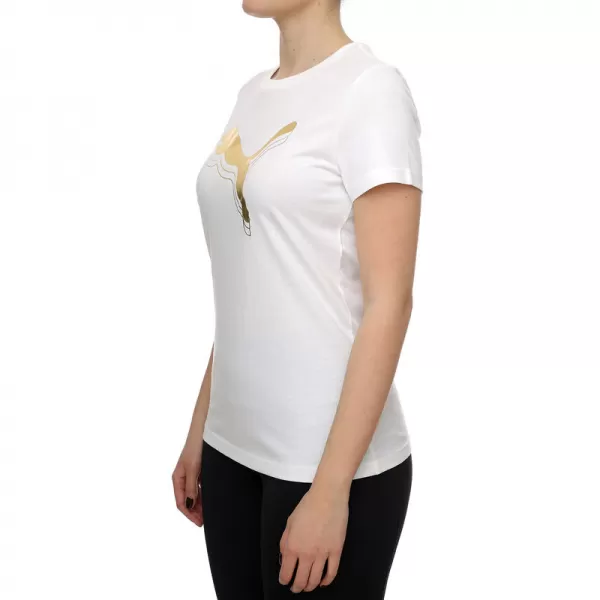  Srajca PUMA ESS METALLIC TEE 684995-52 BELA 