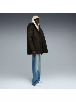 Moška jakna PUMA PROTECTIVE HOODED DOWN PARKA 688380-01 ČRNA