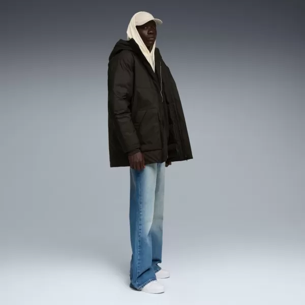  Moška jakna PUMA PROTECTIVE HOODED DOWN PARKA 688380-01 ČRNA 