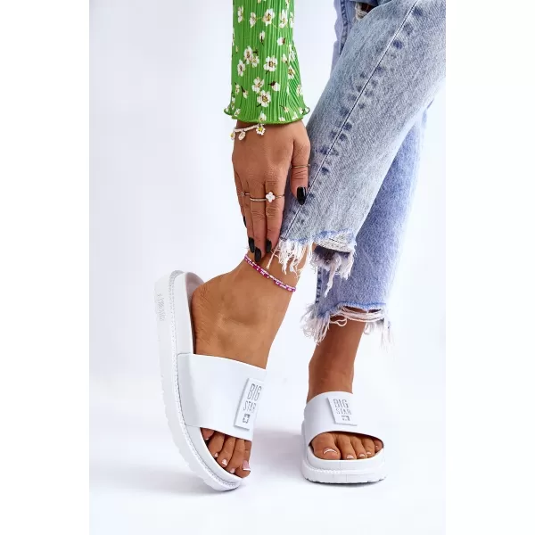  Ženski natikači BIG STAR LL274428 WHITE Big Star Shoes 