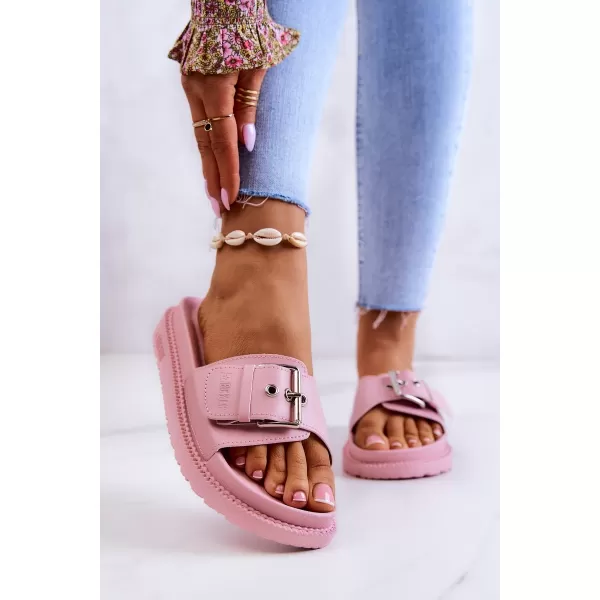  Modni ženski natikači BIG STAR JJ274A308 PINK Big Star Shoes 