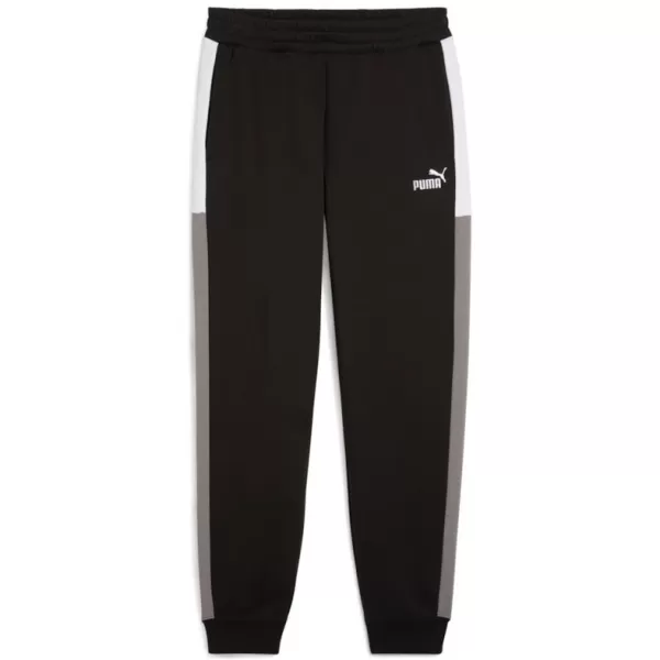  Moške trenirke PUMA ESS BLOCK SWEATPANTS FL CL 684688-01 ČRNA 