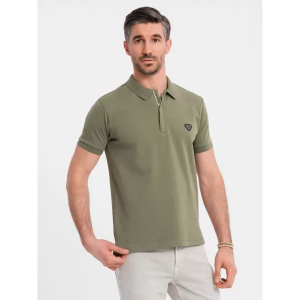  Moška T -majica OMBRE OM-POSS-0148 OLJK 