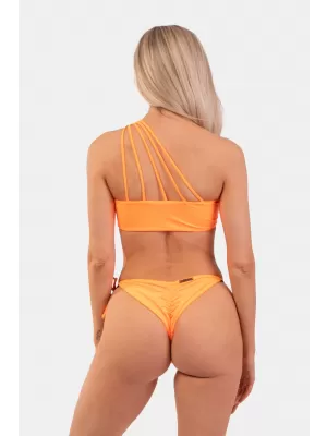 Oranžen zgornji del bikini bandeau z eno ramo - zgornji del 449 ORANGE Nebbia
