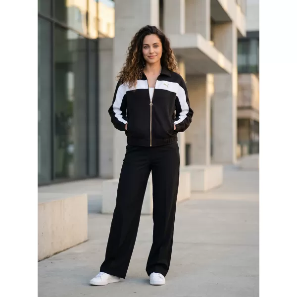  Ženska jakna PUMA T7 RELAXED TRACK JACKET 632137-01 ČRN 