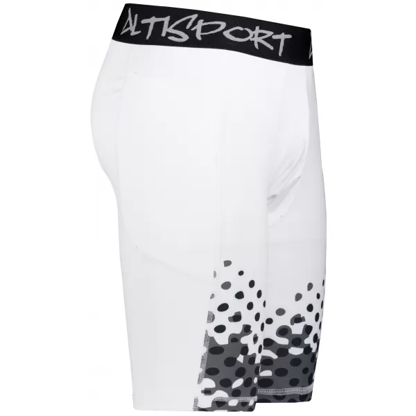  Moške športne pajkice nad koleni premium ALTISPORT VOJ/ALM109LEG02 BELA 
