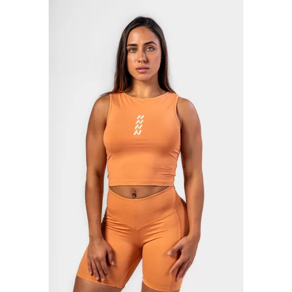  Crop top majica brez rokavov CONFIDENCE 476 ORANŽNA Nebbia 