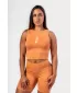 Crop top majica brez rokavov CONFIDENCE 476 ORANŽNA Nebbia