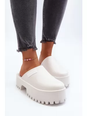 Ženski natikači BIG STAR NN274015 WHITE Big Star Shoes