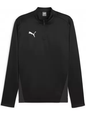 Srajca PUMA TEAMGOAL TRAINING 1/4 ZIP TO 658629_03 PUMA ČRNA/BELA/TEMNO SIVA