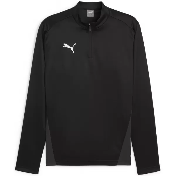  Srajca PUMA TEAMGOAL TRAINING 1/4 ZIP TO 658629_03 PUMA ČRNA/BELA/TEMNO SIVA 